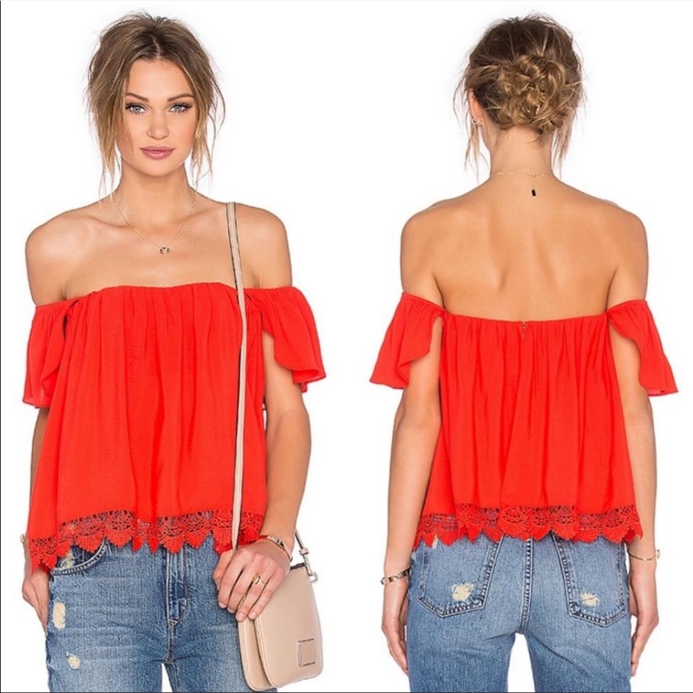 Lovers & Friends Off the Shoulder top